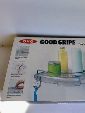 OXO Good Grips Press-Sure Corner Shower Caddy